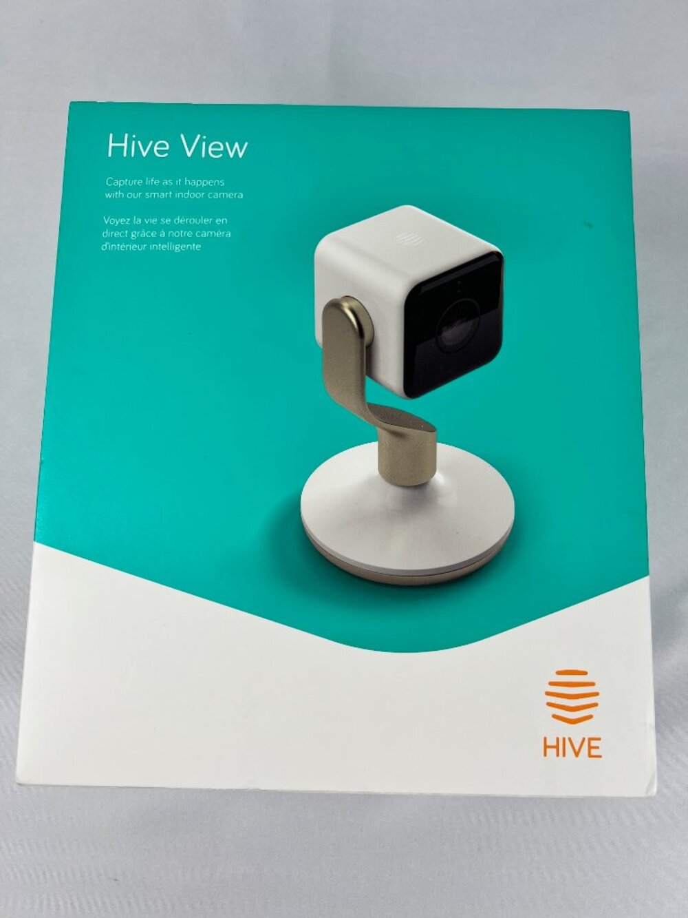 Hive View WiFi Indoor Security Camera White Rose Gold HD Smart Cam NEW Open Box